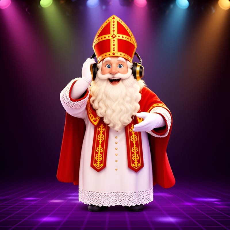 Sinterklaas doet voor: DJ!