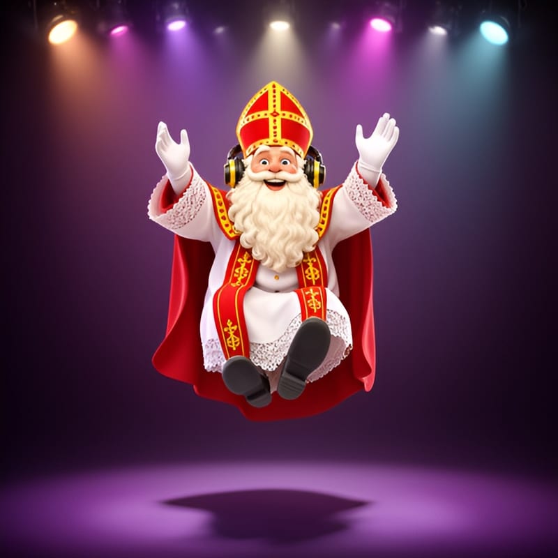 Sinterklaas doet voor: Spring!