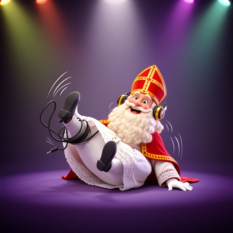 Sinterklaas doet voor: Val om!